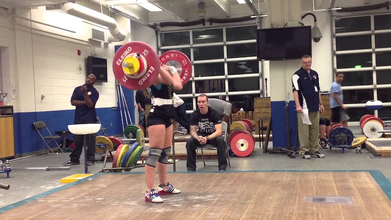 Hailee Lollar (Junior, 63 kg) 88 kg (193.6 lb) Clean and