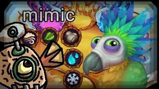 Previsão do som do Mimic no Oasis de Fogo [fanmade]-My Singing Monsters (sem animação)