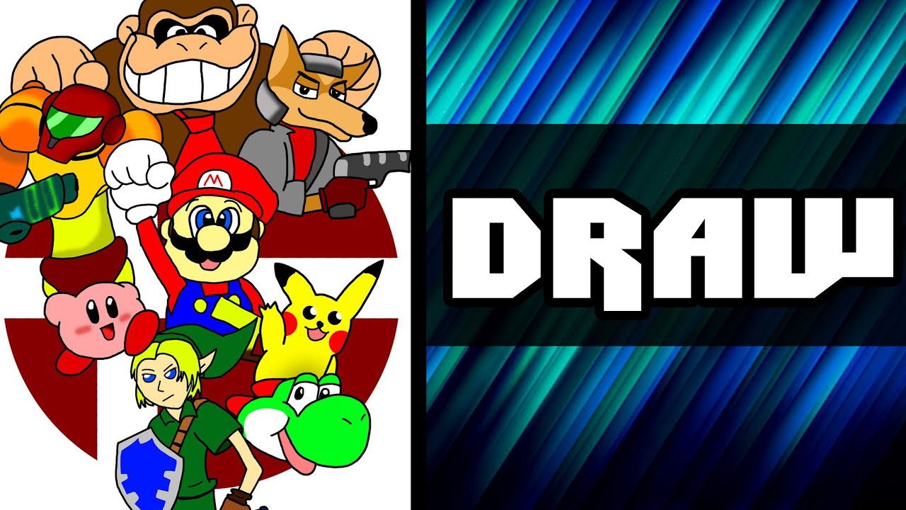 Speed Drawing - Super Smash Bros. - YouTube