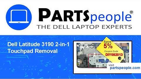 Dell Latitude 3190 2-in-1 (P26T003) Touchpad Replacement Video Tutorial