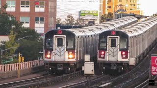 IRT Flushing Line: R188 7 trains Lcl/Exp trains at 40th St - Lowery St