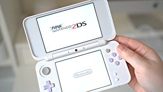 unboxing & setting up my ‘new’ nintendo 2DS XL - lavender edition