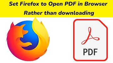 How to set Firefox to open PDF in browser rather than downloading?