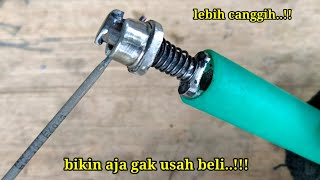 Ide kreatif,Cara pinter tukang las menghemat uang.. cocok sekali buat darurat