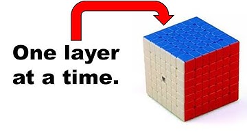 Solving a 7x7 layer-by-layer!