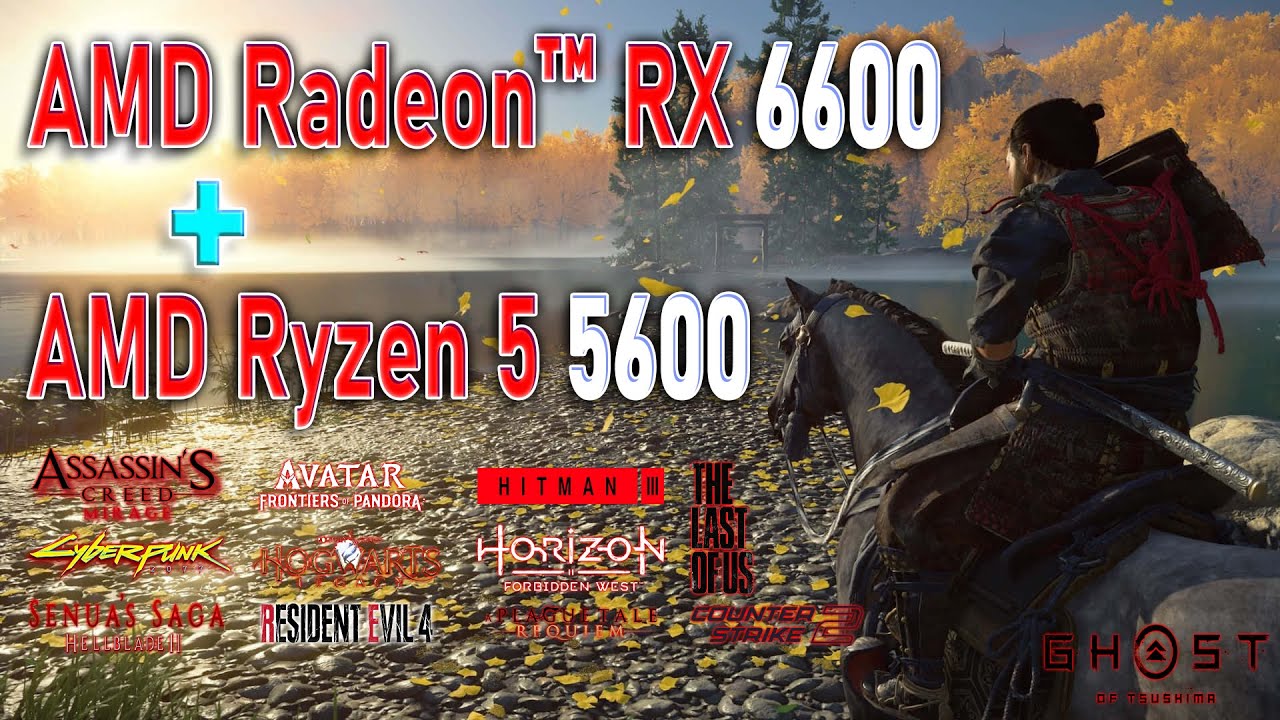 AMD Radeon RX 6600 + AMD Ryzen 5 5600 Test in 12 Games - YouTube