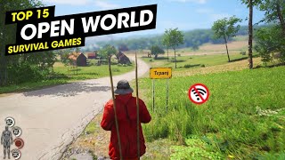 Top 15 Best Open World Offline SURVIVAL Games for Android and iOS