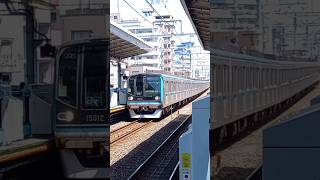 東京メトロ東西線15000系　西葛西駅逆走入線 　#鉄道