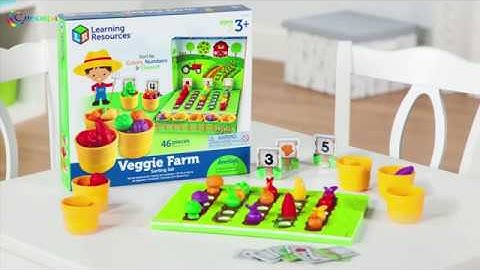 НАБОР ДЛЯ СОРТИРОВКИ "ВЫРАЩИВАЕМ ОВОЩИ".  LER5553