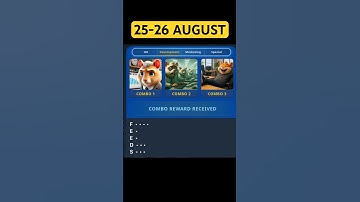 Hamster Daily Cipher & Combo 25 August | Hamster Daily Code | 25 August Hamster Daily Combo & Cipher