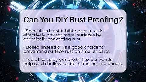 Can You DIY Rust Proofing? - Car Collector Enthusiasts