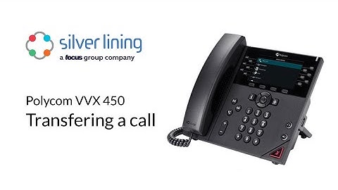 Polycom VVX 450 - Transfer A Call (External)