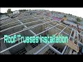 Bahay ni Kuya Project Day 21,22/Pag Asinta Ng Roof pitch at Trusses Installation.