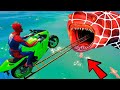 Gta v mega ramp boats cars motorcycle with trevor and friends new stunt map challenge