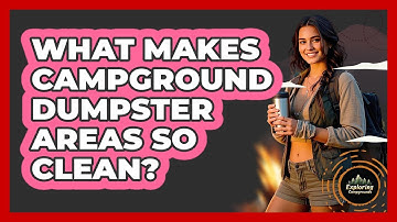 What Makes Campground Dumpster Areas So Clean? - Exploring Campgrounds