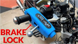 Brake Lever Lock for Motorcycle &amp; Scooter - Anti-Theft Lock