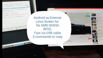 Android or iPad as second external screen for Linux best solution AMD NVIDIA ARM
