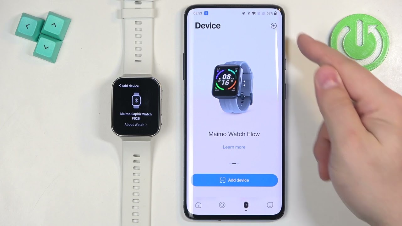 70MAI Saphir Watch - How to Pair with Android Phone - Easy Pairing