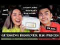 Boyfriend Guesses Prices of Designer Bags | #LauMi