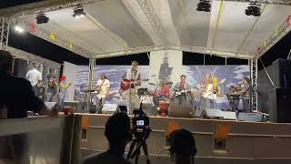 Bankie Banx performing Down on the Corner at Moonsplash 2022