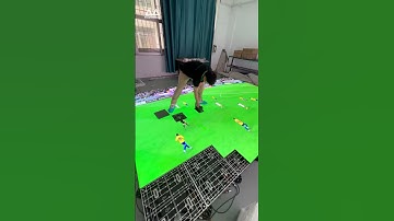 Easy maintenance#Milestrong #leddisplay #ledscreen #ledfloor #interactivetechnology #Stagescreen