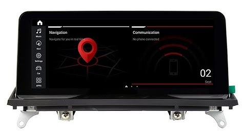 How to install android radio 10.25" BMW X5 E70 X6 E71 2007-2014