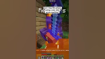 Can I trap this player with an insane arrow machine? #shorts #levelssmp #minecraft