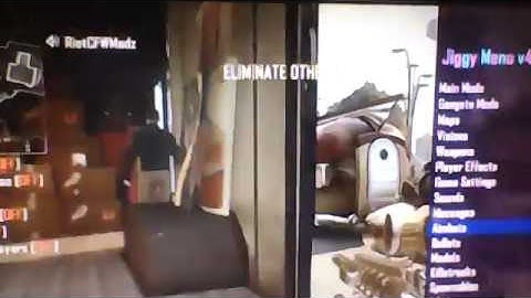 JIGGY mod menu on BO2 showcase