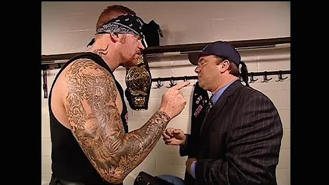 The Undertaker & Paul Heyman Backstage Segment! RAW 07/15/2002
