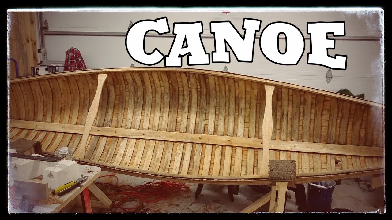 Cedar Plank Canoe Restoration - Ep3: Removing old Canvas 