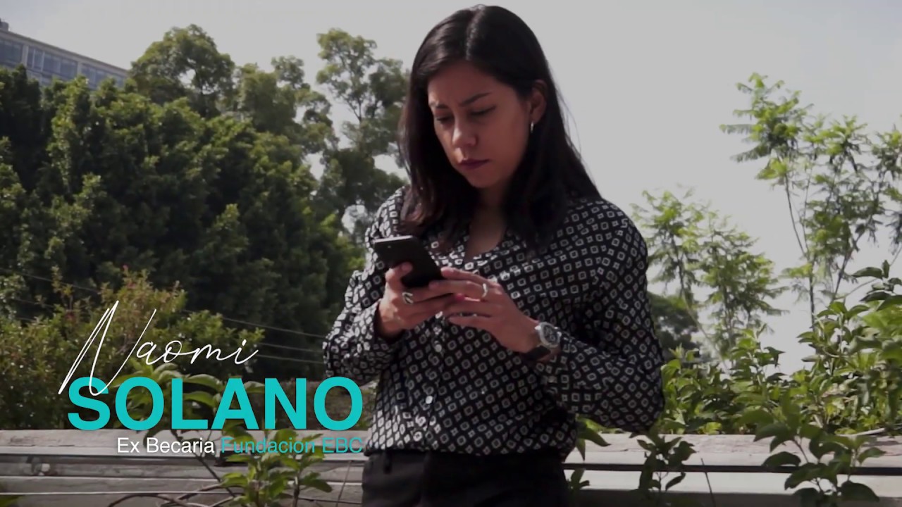 Naomi Solano, ex becaria Fundación EBC