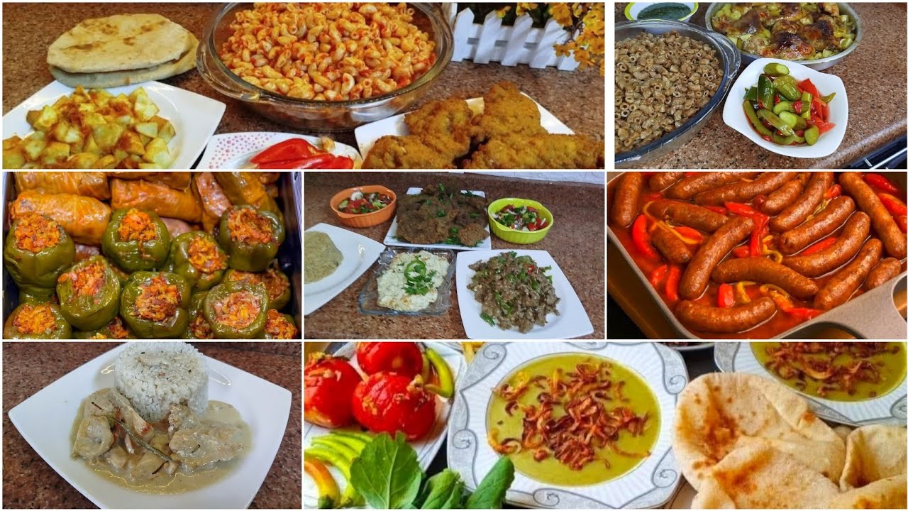 من ميزانية ال800جنيه عملنا سبع افكار للغداء تكفى اسره كبيره انتى بس طبقي الميزانيه وهتعرفى تمشيها