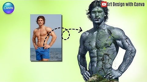 Create Hyper Realistic Effect in Canva Turn A Person Into A Statue