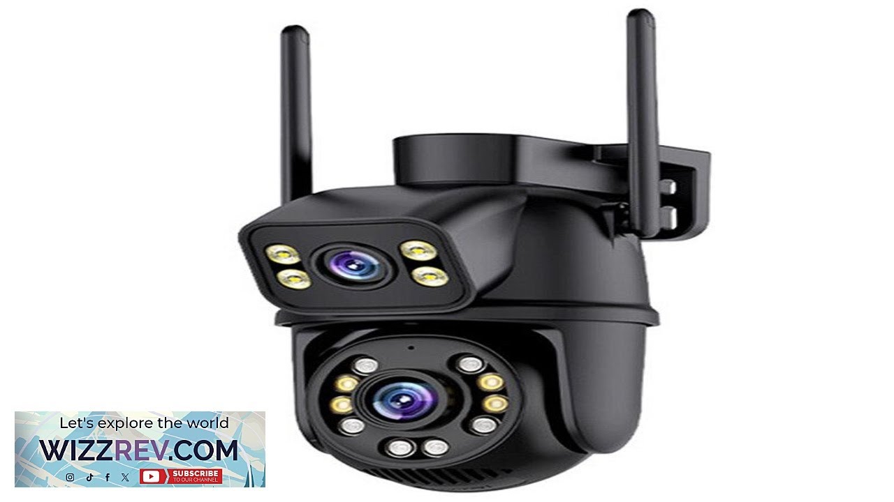 Камера видеонаблюдения Guudgo HD 6MP с 5-кратным зумом, двумя объективами, WIFI PTZ