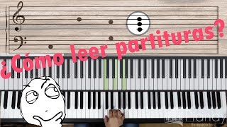 ¿Cómo leer partituras en Piano?