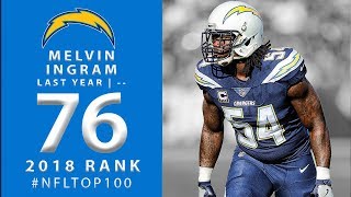 #76: Melvin Ingram (DE, Chargers) | Top 100 Players of 2018 | NFL
