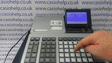 How To Program A Clerk Name Casio SR-S4000 / PCR-T2500 / PCRT2600L / SR-S920 Cash Register