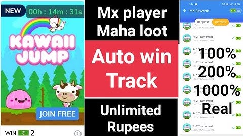 MX Player 2 rupees game kawaii jump hack trick | MX player all game hack tricks | unlimited score