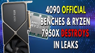 RTX 4090 - More OFFICIAL Benchmarks | Ryzen 7950X DESTROYS Everything In Benchmarks