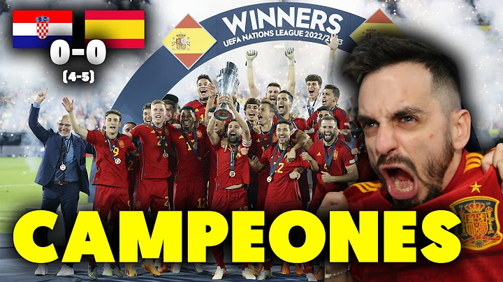 🏆ESPAÑA CAMPEONA de la NATIONS LEAGUE tras GANAR en los PENALTIS a CROACIA 0-0 (4-5) · UNAI SIMÓN 💥