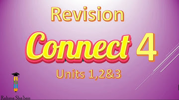 Connect 4 Revision Part 1 | مراجعة رابعة ابتدائي