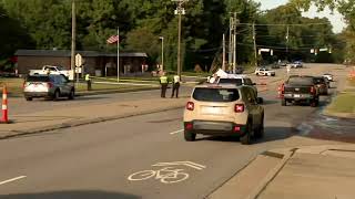 Crash in Cary blocks SW Maynard Road near Kildaire Farm Road