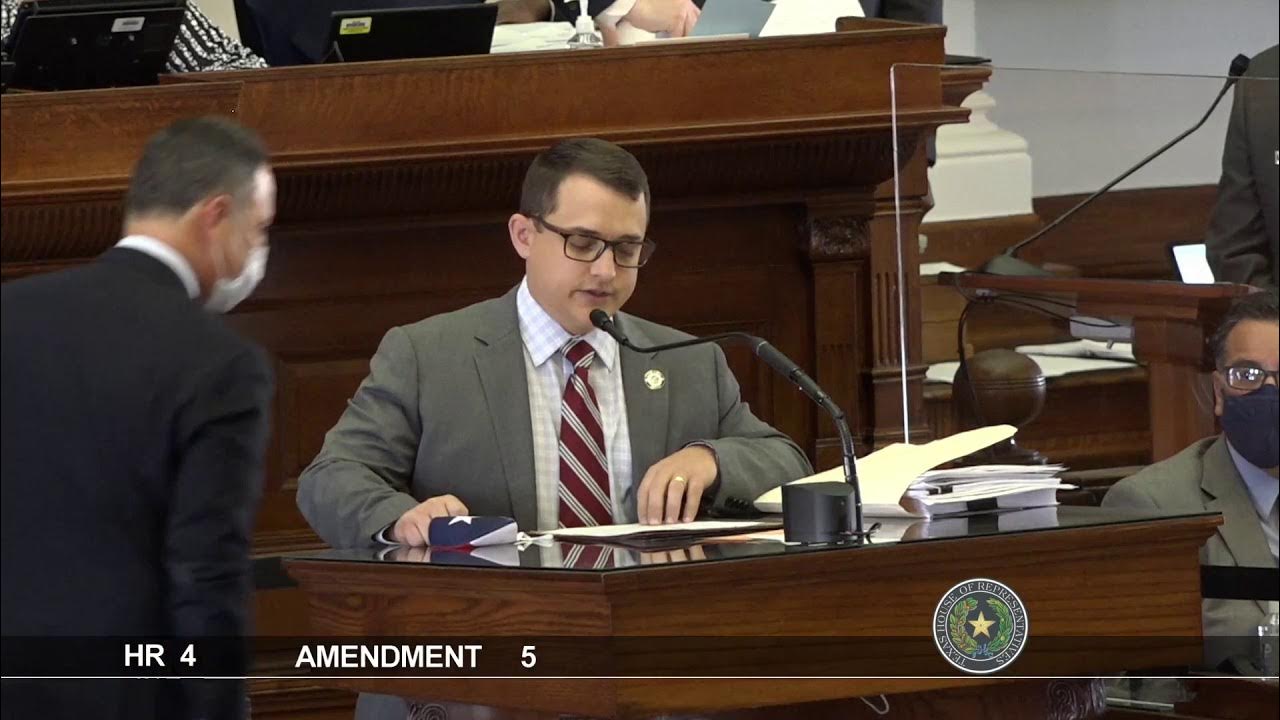 Rep. Briscoe Cain Floor Speech Against Amendment 5 YouTube