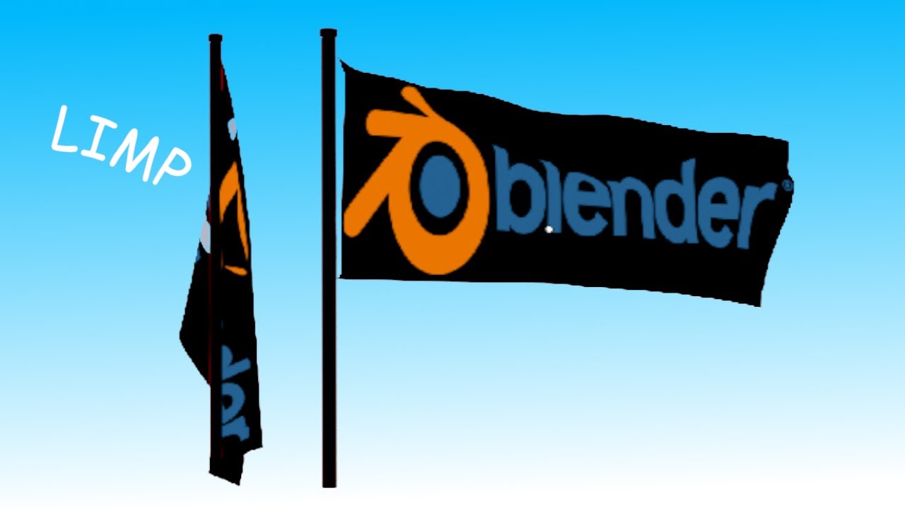 Limp to Full Flag Blender Tutorial