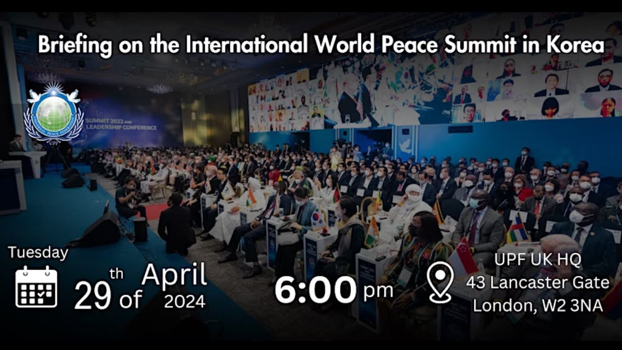 Briefing on the World Summit Universal Peace Federation in Korea