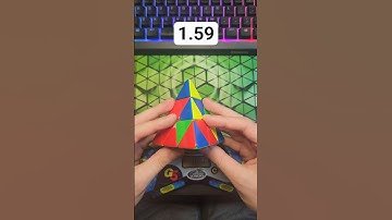 Pyraminx Solve of the Day 10/1 🎃 - 1.59 #pyraminx #rubikscube #cubing #speedcubing #puzzle #shorts