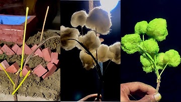 How to make miniature artificial trees architectural model #architecture #mrfast #s2builders