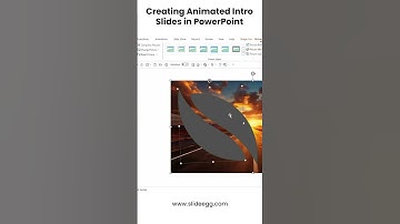 Creating Animated Intro Slides in PowerPoint #slideegg