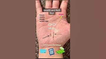 Palmistry | Wealth and Rich sign | #palm #reading #foryou #fyp #lifeline #infinity sing