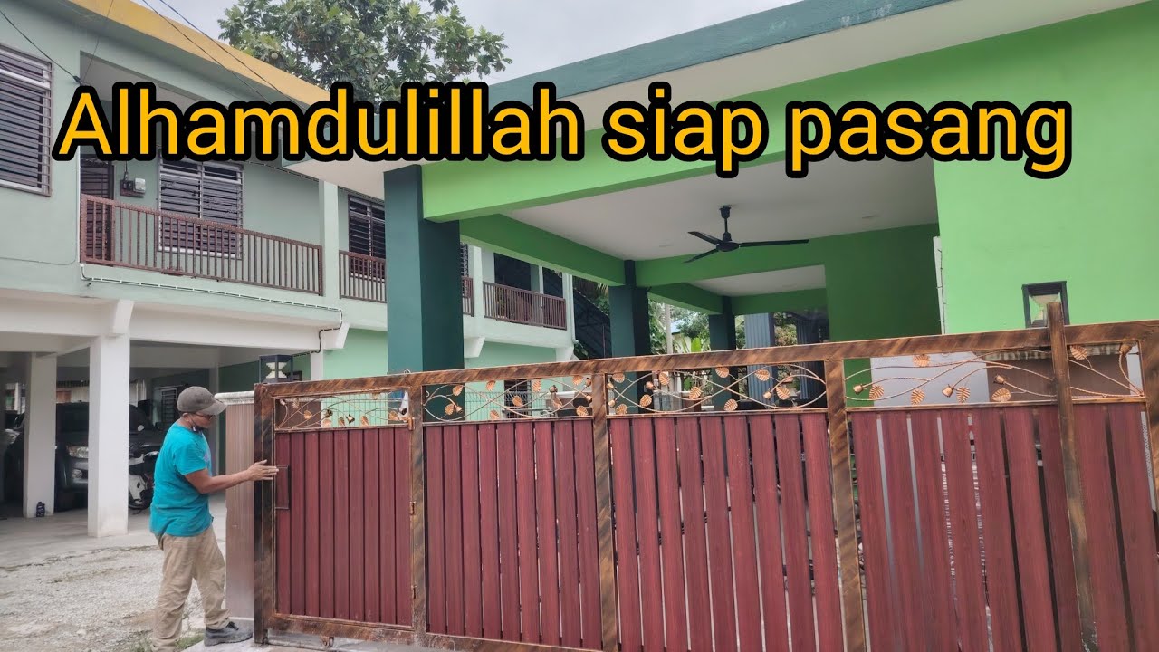 Alhamdullilah siap kerja pasang gate.